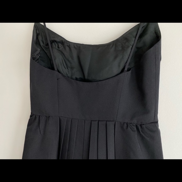 MOSCHINO Black Wool and Silk Mini Dress - Picture 5 of 7